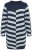 Ulla Popken 854095 Gebreide jurk met lange mouwen Donkerblauw - Kleedjes - Jurken in alle maten