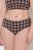 Ulla Popken 854114 Geruite slips 5-pack Taupe - Slips - 