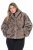 Ulla Popken 854617 Jas van imitatiebont Beige - Jassen - Damesjassen in grote maten