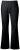Ulla Popken 854910 Warme stretchbroek met elastische taille Zwart - Stoffen broeken - Wijde stoffen broeken voor dames
