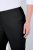 Ulla Popken 854910 Warme stretchbroek met elastische taille Zwart - Stoffen broeken - Wijde stoffen broeken voor dames