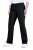 Ulla Popken 854910 Warme stretchbroek met elastische taille Zwart - Stoffen broeken - Wijde stoffen broeken voor dames