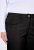 Ulla Popken 854987 Warme stretchbroek met comfortband Zwart - Stoffen broeken - Wijde stoffen broeken voor dames