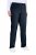 Ulla Popken 854987 Warme stretchbroek met comfortband Donkerblauw - Stoffen broeken - Wijde stoffen broeken voor dames