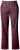 Ulla Popken 854987 Warme stretchbroek met comfortband Aubergine - Stoffen broeken - Wijde stoffen broeken voor dames