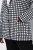Ulla Popken 855173 Geruite gebreide blazer Gebroken wit - Blazers - Blazers in grote maten voor dames