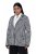 Ulla Popken 855173 Geruite gebreide blazer Gebroken wit - Blazers - Blazers in grote maten voor dames