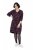 Ulla Popken 855270 Bedrukte jersey jurk met V-hals Zwart - Jersey jurken - 