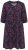 Ulla Popken 855270 Bedrukte jersey jurk met V-hals Antraciet - Jersey jurken - 