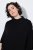 Ulla Popken 855277 Gebreide poncho met puntzoom en boothals Zwart - Poncho's & capes - 