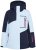 Ulla Popken 855307 HYPRAR ski-jas met afneembare capuchon Donkerblauw - Skikleding - 
