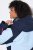 Ulla Popken 855307 HYPRAR ski-jas met afneembare capuchon Donkerblauw - Skikleding - 