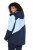 Ulla Popken 855307 HYPRAR ski-jas met afneembare capuchon Donkerblauw - Skikleding - 