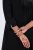 Ulla Popken 855373 Bedrukte jersey jurk Zwart - Jersey jurken - 