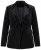 Ulla Popken 855499 Fluwelen blazer met strass Zwart - Blazers - Blazers in grote maten voor dames