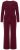 Ulla Popken 855622 Jumpsuit met lange mouwen en V-hals Wijnrood - Jumpsuits - Jumpsuits in Grote Maten
