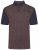 Kam Jeans 5490 Jersey Weave Contrast Polo Navy - Polo shirts - Grote Maten Poloshirts Heren