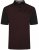 Kam Jeans 5490 Jersey Weave Contrast Polo Black - Polo shirts - Grote Maten Poloshirts Heren