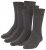 Adamo Aaron Soft-socks Charcoal 3-pack - Ondergoed & zwem - Grote Maten Ondergoed Heren