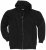 Adamo Athen Hoodie with Zipper Black - Sweaters & hoodies - Sweaters & Hoodies Grote Maten Heren