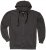 Adamo Athen Hoodie with Zipper Charcoal - Sweaters & hoodies - Sweaters & Hoodies Grote Maten Heren