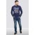 D555 Austin Long Sleeve T-shirt Navy - T-shirts - Grote Maten T-shirts Heren