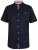 D555 Brixton Shirt Navy - Overhemden - Overhemden Grote Maten Heren