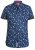 D555 Davian Hawaii Shirt Navy - Overhemden - Overhemden Grote Maten Heren