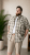 Kam Jeans 6339 Checked Short Sleeve Shirt Beige - Overhemden - Overhemden Grote Maten Heren