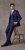 Skopes Kennedy Suit pants Royal Blue - Jeans & broeken - Jeans & Broeken Grote Maten Heren