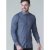 D555 Kermit Long Sleeve Printed Shirt - Overhemden - Overhemden Grote Maten Heren