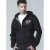 D555 Verlin Couture Full Zip Hoodie Black - Sweaters & hoodies - Sweaters & Hoodies Grote Maten Heren