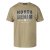 North Latitude T-Shirt Slub With Print Bruin/Beige - T-shirts - Grote Maten T-shirts Heren