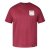 North Latitude T-Shirt With Print Rood - T-shirts - Grote Maten T-shirts Heren