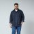North Latitude Denim Shirt LS Blauw - Overhemden - Overhemden Grote Maten Heren