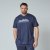 North Latitude Mountain T-Shirt V-Neck Navyblauw - T-shirts - Grote Maten T-shirts Heren