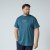 North Latitude T-Shirt With Print Blauw - T-shirts - Grote Maten T-shirts Heren
