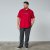 North Latitude Logo Polo Geel/Oranje - TALL polo's - TALL poloshirts met extra lengte