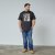 North Latitude Adventure 98 Graphic Tee Zwart - TALL T-shirts - TALL T-Shirts Heren