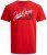 Jack & Jones Elogo T-Shirt True Red - T-shirts - Grote Maten T-shirts Heren
