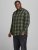 Jack & Jones Gingham L/S Shirt Dusty Olive - Overhemden - Overhemden Grote Maten Heren