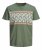 Jack & Jones Sunnys Tee Sea Spray - T-shirts - Grote Maten T-shirts Heren