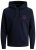 Jack & Jones JJESHARK SWEAT Hoodie Navy - Sweaters & hoodies - Sweaters & Hoodies Grote Maten Heren