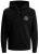 Jack & Jones JJESHARK SWEAT Hoodie Black - Sweaters & hoodies - Sweaters & Hoodies Grote Maten Heren