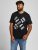 Jack & Jones JCOSTREET TEE Black - T-shirts - Grote Maten T-shirts Heren
