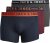 Jack & Jones LICHFIELD Trunks 3-Pack Burgundy - Ondergoed & zwem - Grote Maten Ondergoed Heren
