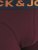 Jack & Jones LICHFIELD Trunks 3-Pack Burgundy - Ondergoed & zwem - Grote Maten Ondergoed Heren