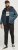 Jack & Jones SPRINT Black Blocking Quilted Hooded Jacket Turquoise Blue - Jassen - Grote Maten Herenjassen