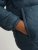 Jack & Jones SPRINT Black Blocking Quilted Hooded Jacket Turquoise Blue - Jassen - Grote Maten Herenjassen