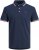 Jack & Jones PAULOS Short Sleeve Polo Navy Blazer - Polo shirts - Grote Maten Poloshirts Heren